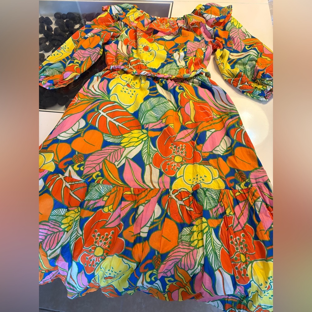 JCrew- Floral Multicolor Dress - Picture 9 of 11